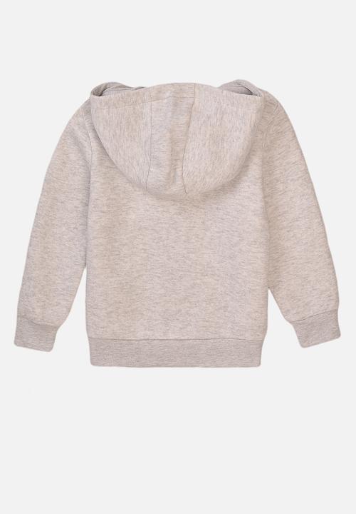 MINOTI - Basic fleece zip thru - grey marl