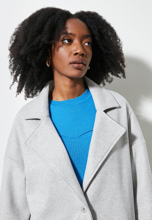 Superbalist - Comfy coat - grey melange