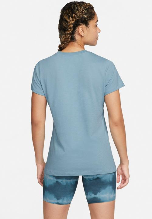 Nike - W nk dry tee dfc crew - worn blue