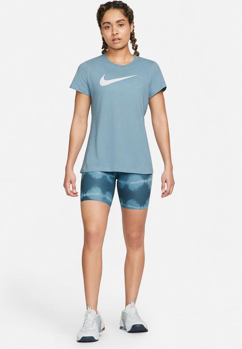 Nike - W nk dry tee dfc crew - worn blue