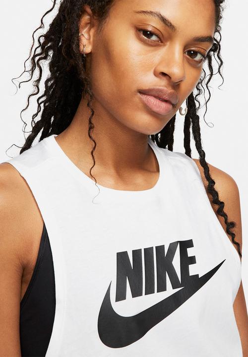 Nike - W nsw tank mscl futura new - white