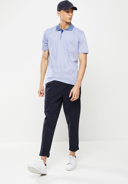Ben Sherman - Ben mercerised blue - blue