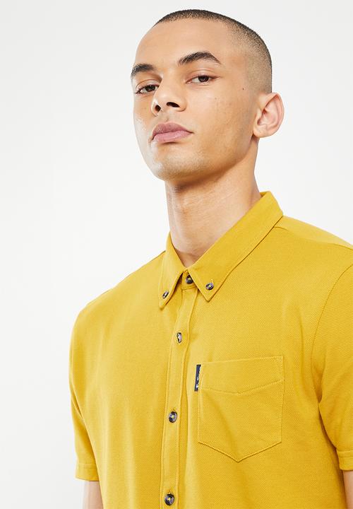 Ben Sherman - Pique shirt mustard - dijon