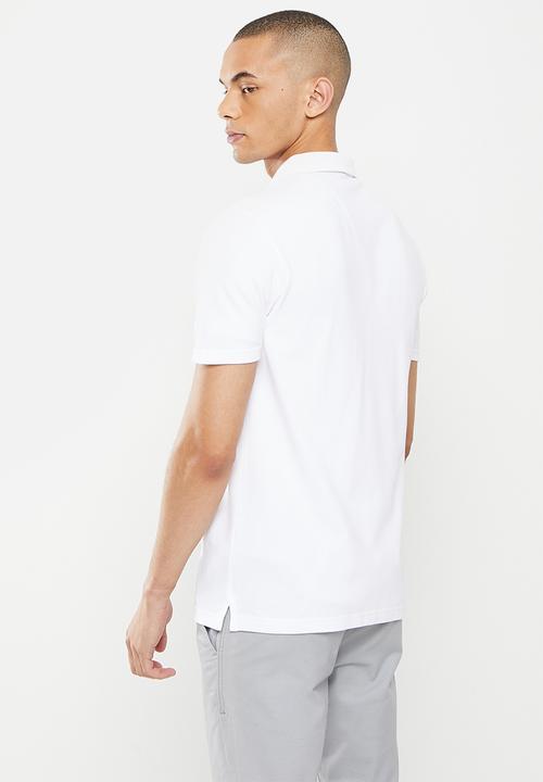 Ben Sherman - Pique shirt white - white