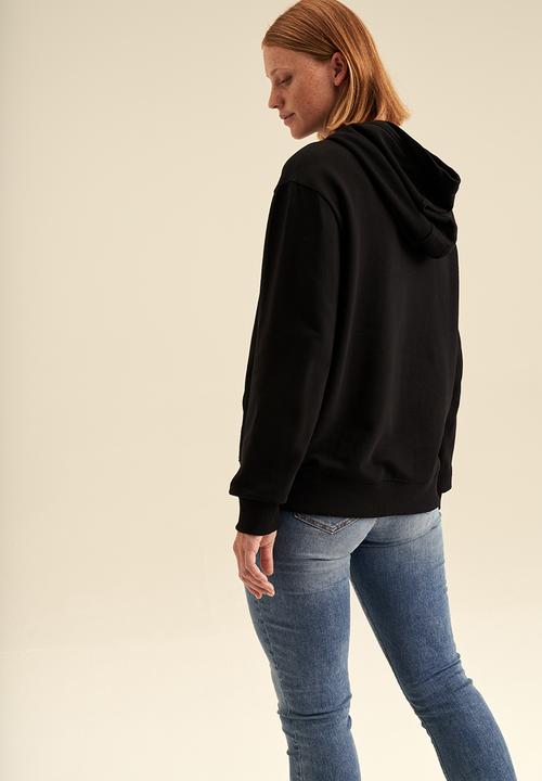POLO - Women logo hoodie - black