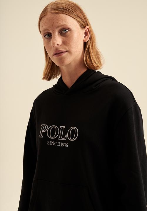 POLO - Women logo hoodie - black