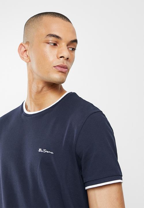 Ben Sherman - Pique crew - navy