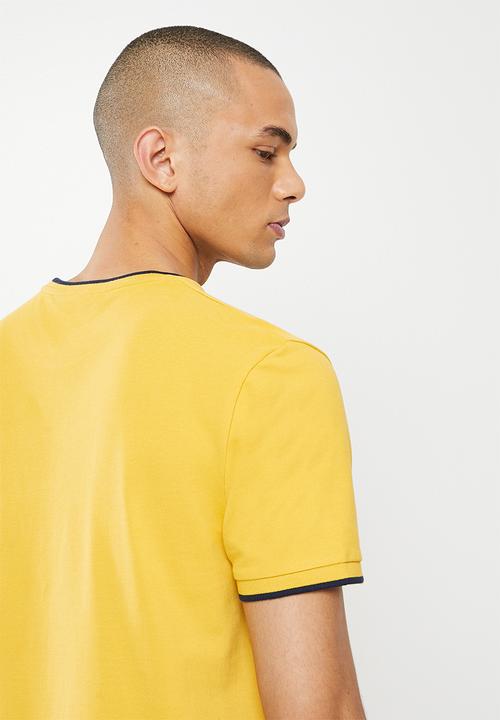 Ben Sherman - Pique crew - yellow