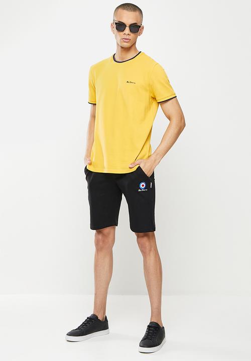 Ben Sherman - Pique crew - yellow