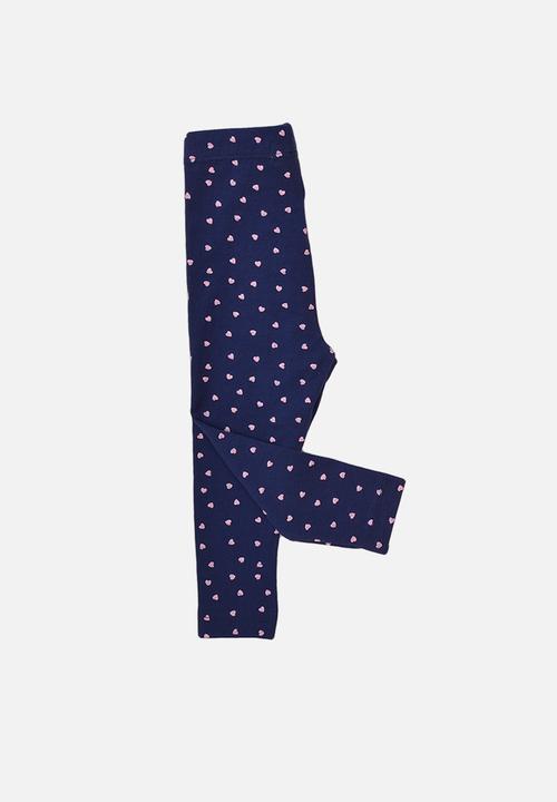 MINOTI - Hearts aop basic legging - navy 