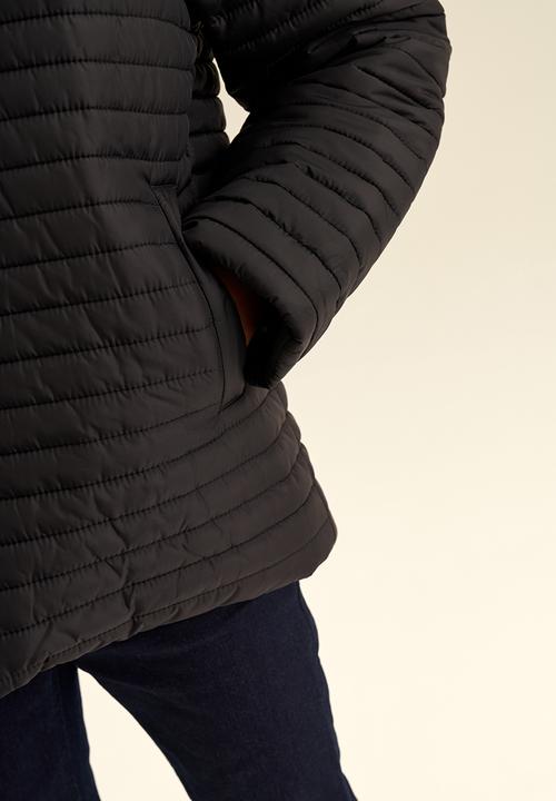 POLO - Boys hooded puffer jacket - black