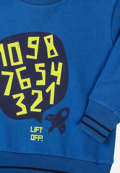 MINOTI - Lift off crew jumper - blue