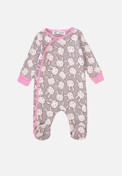 MINOTI - 2 Piece sleepsuit & hat set - grey 