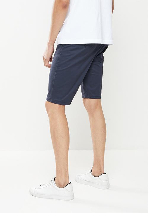 SOVIET - M raffaello cotton short - navy
