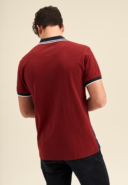 POLO - Mens colourblock short sleeve golfer - multi
