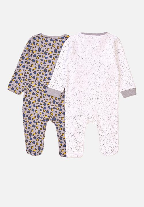 MINOTI - Basic 2-pack sleepsuits - multi
