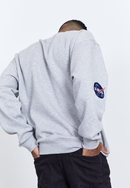 Factorie - Oversized nasa crew - lcn nas grey marle nasa script