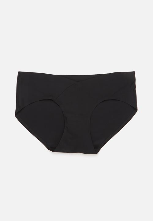 Maternity Mommy - Maternity u shape panty - black