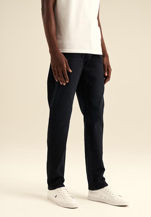 POLO - Men pjc tapered leg denim - blue/black