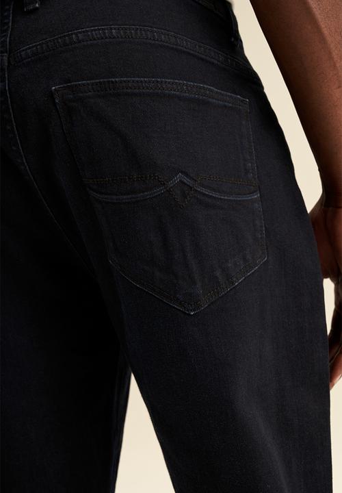 POLO - Men pjc tapered leg denim - blue/black