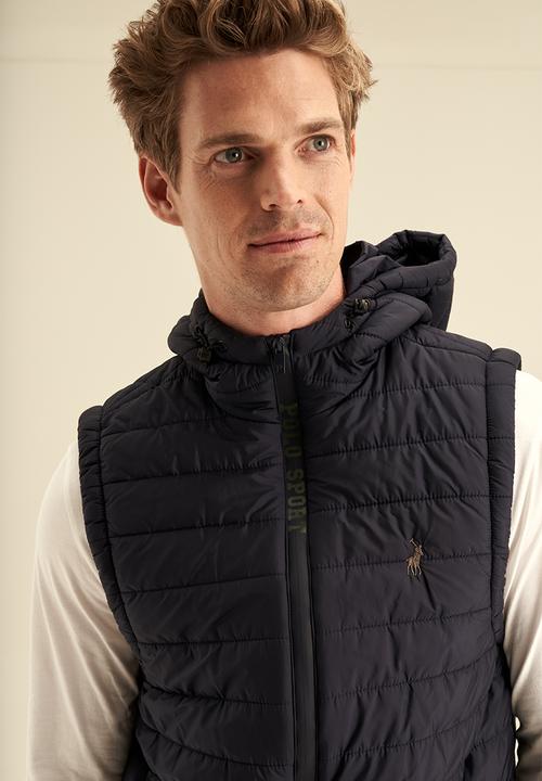 POLO - Men sport sleeveless puffer - navy