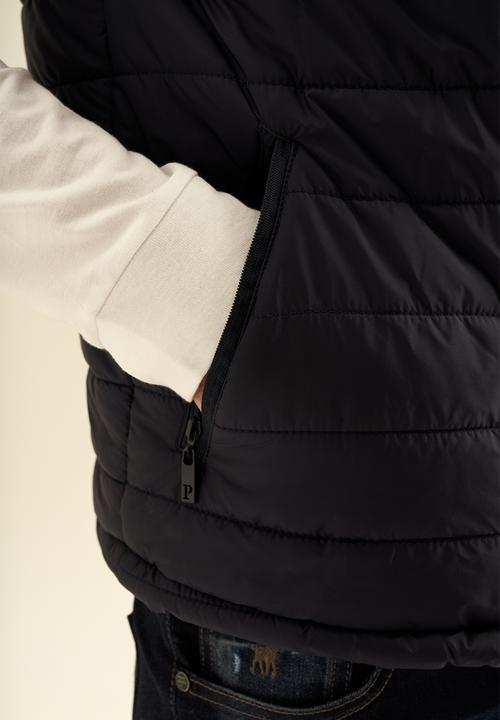 POLO - Men sport sleeveless puffer - navy