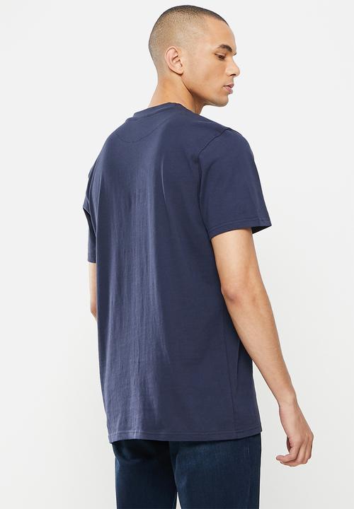 Jonathan D - Men's branded crew neck T-shirt - navy