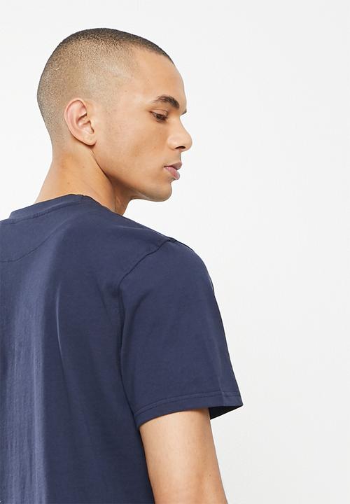 Jonathan D - Men's branded crew neck T-shirt - navy