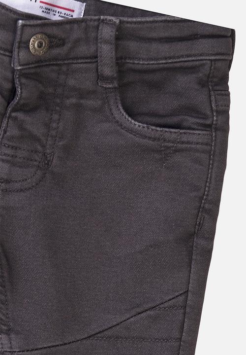 MINOTI - Woven washed pant - charcoal