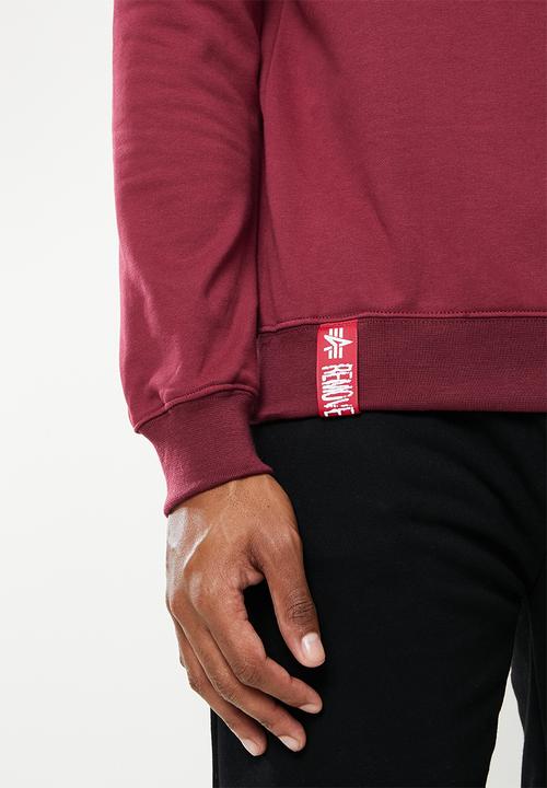 Alpha Industries - Alpha basic crew - burgundy