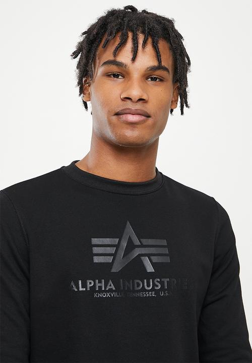 Alpha Industries - Alpha basic crew - black