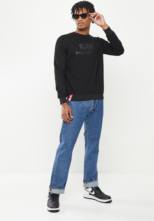 Alpha Industries - Alpha basic crew - black