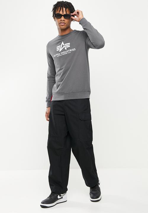 Alpha Industries - Alpha basic crew - grey
