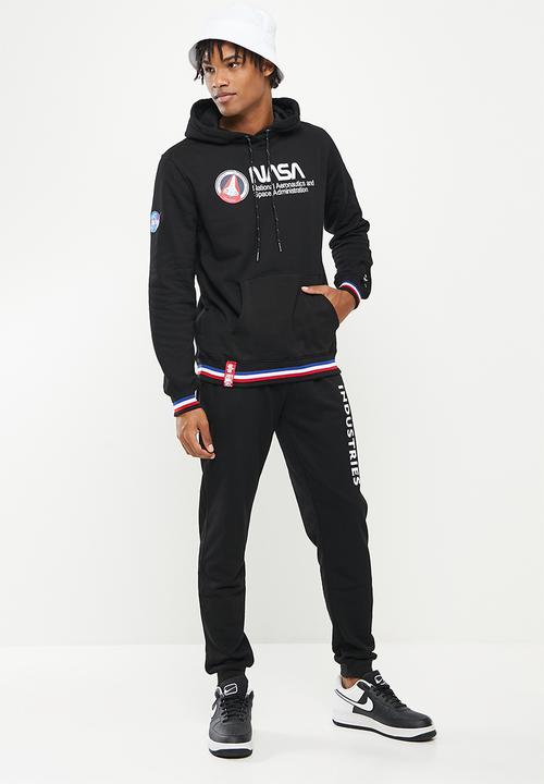 Alpha Industries - Nasa retro hoody - black