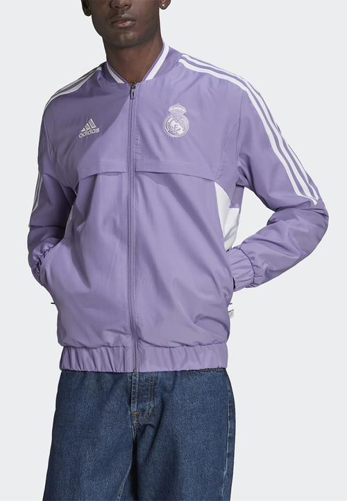 adidas Performance - Real Madrid  22/23 Anthem Jacket - Magic Lilac