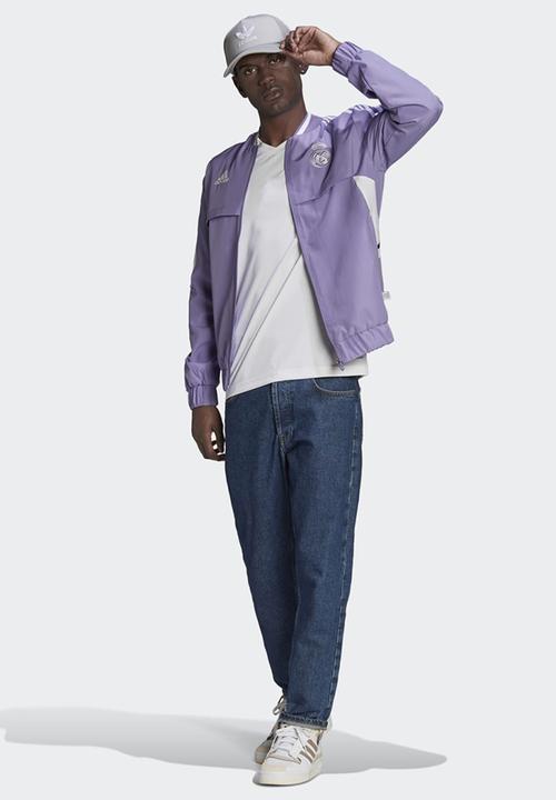 adidas Performance - Real Madrid  22/23 Anthem Jacket - Magic Lilac