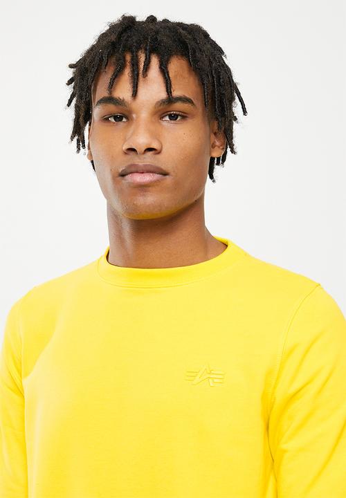 Alpha Industries - A.i backprint sweat - canary