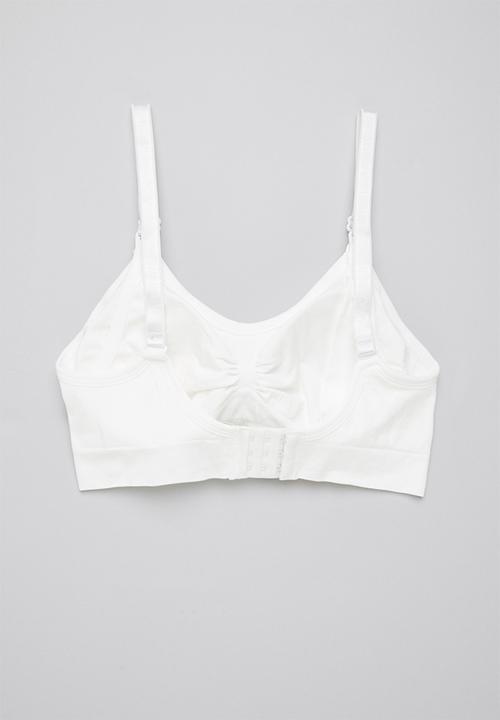 Maternity Mommy - Maternity Kirsti nursing seamless super stretch bra - white
