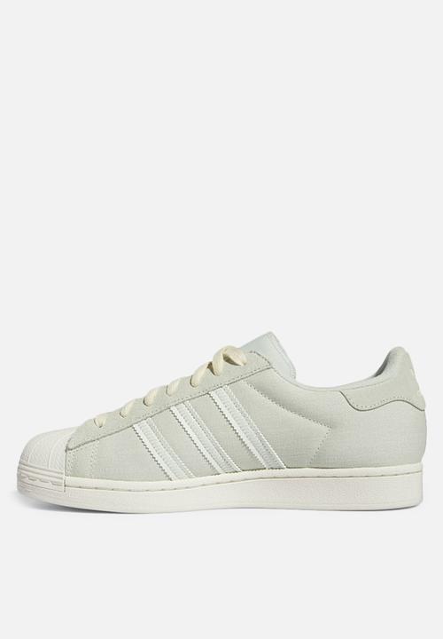 adidas Originals - Superstar - linen green/off white/ftwr white