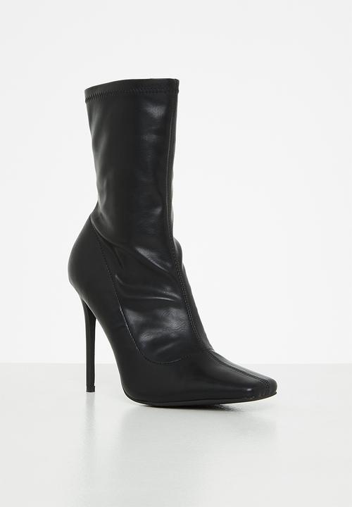Public Desire - Lars sock ankle boot - black 