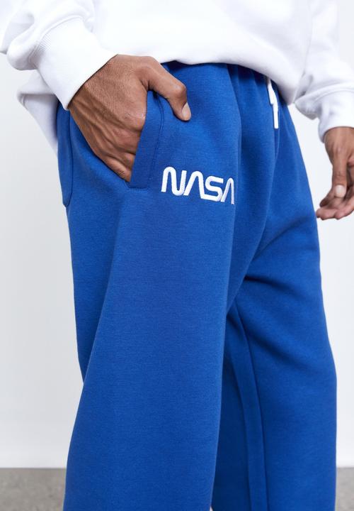 Factorie - Nasa relaxed trackpant - lcn cobalt nasa script