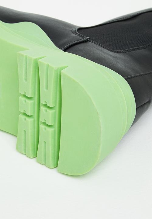 Public Desire - Oakley ankle boot - green drench 