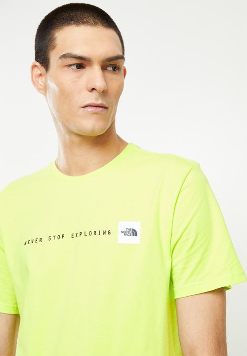The North Face - M short sleeve exploring tee - green