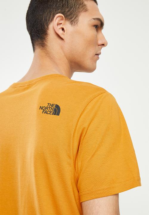 The North Face - M short sleeve dome tee - yellow