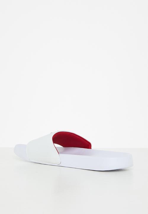 Superdry. - Core pool slide - white