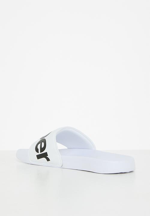 Superdry. - Classic superdry pool slide - white