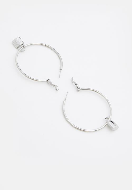 ERA by DJ Zinhle - Unlocked hoops - silver