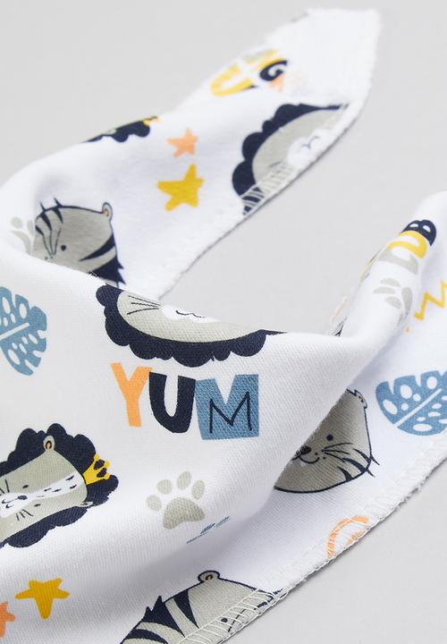 Character Group - Cubs bandana bibs - white