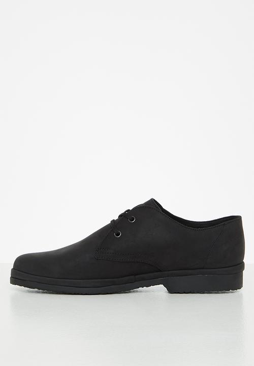 Grasshoppers - Seth leather formal derby - black
