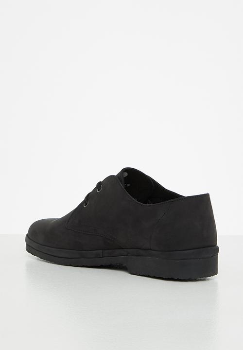 Grasshoppers - Seth leather formal derby - black